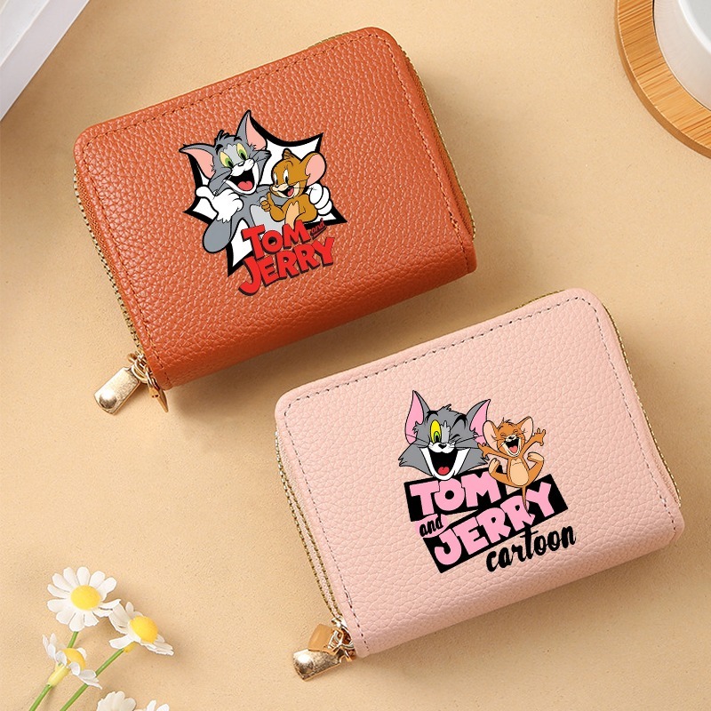 トムとジェリーかわいいカードホルダー財布漫画アニメ柄プリント - Party Favor Bag のレビューと価格