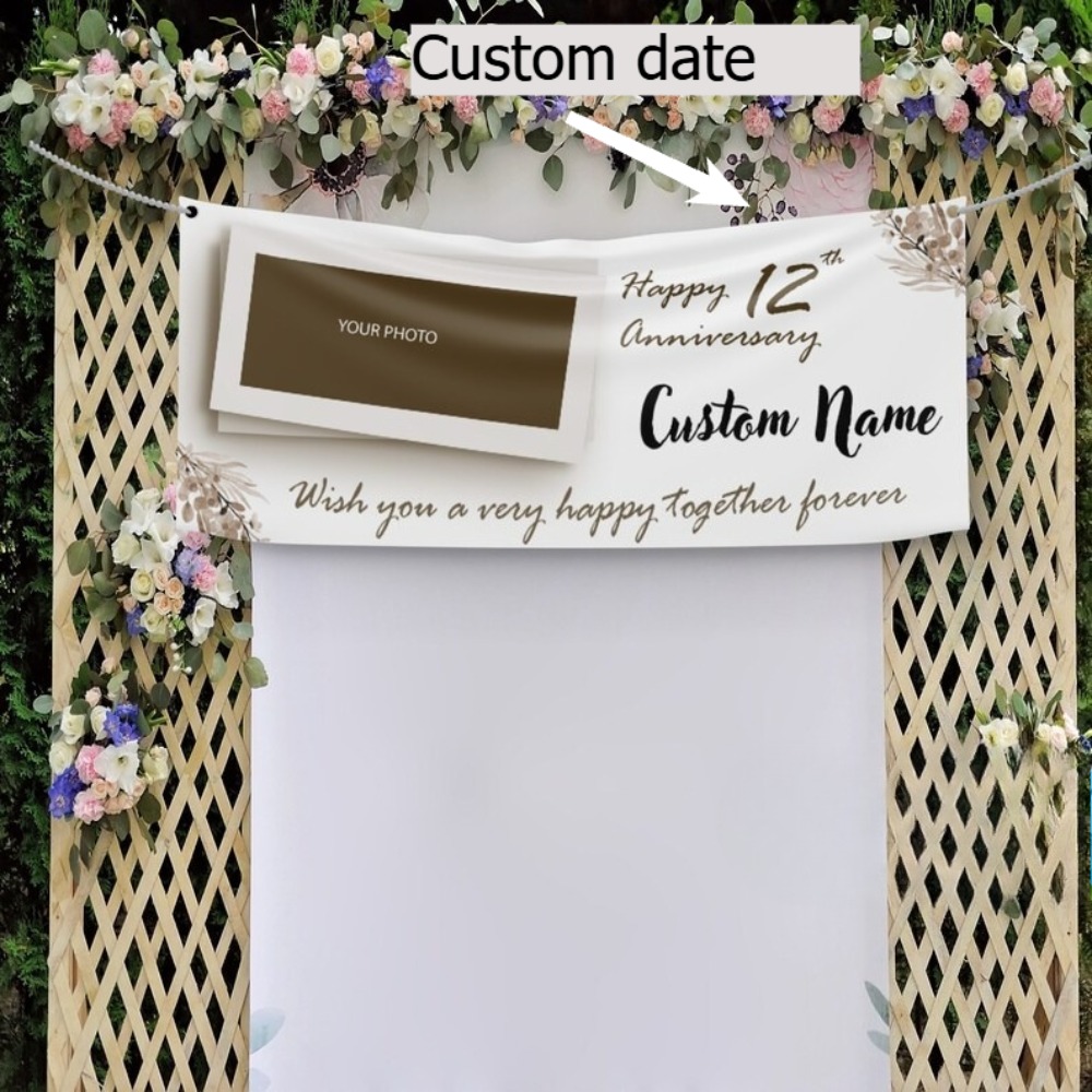 パーソナライズされた記念日デコレーション、誕生日、記念日、追 - Event & Party Supply Photos のレビューと価格