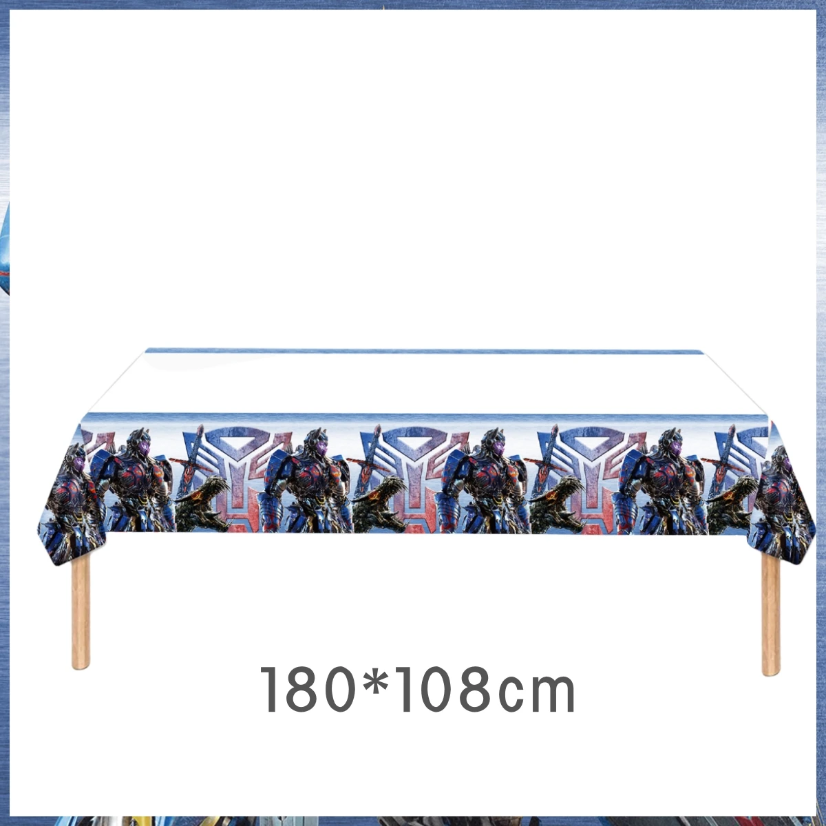 変換誕生日パーティーの装飾プレートテーブルクロス形状変更ロボ - Table Cloth Disposable のレビューと価格