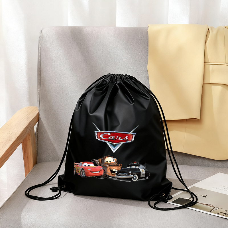 車巾着バッグ男性女性かわいいアニメプリント車映画少年ポータブ - Party Favor Bag のレビューと価格